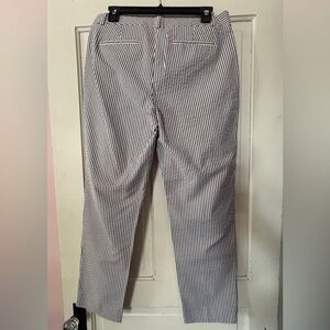 Banana Republic Navy Striped Chinos